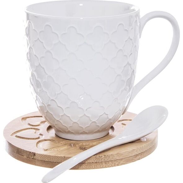 Orion Kubek porcelanowy, zestaw kubków, 0,37 l, na prezent