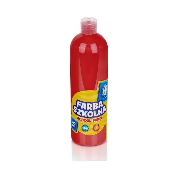 Astra Astra - Farba Szkolna 500 ml - Ciemna Czerwona uniwersalny