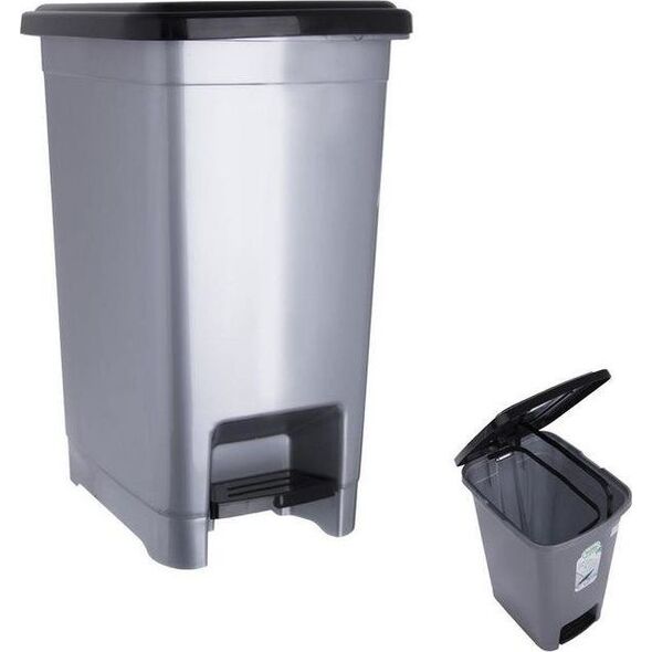Kosz na śmieci Orion 15L szary (Ori_731309)