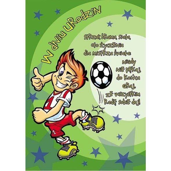Stamp Karnet Young B6 + koperta wzór nr 016 Urodziny