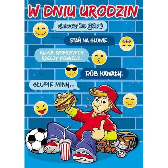 Stamp Karnet Young B6 + koperta wzór nr 023 Urodziny