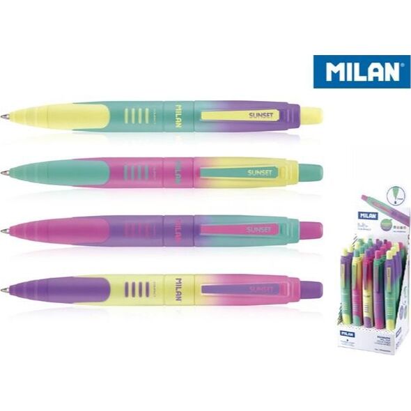 Milan Długopis Compact Sunset niebieski (20szt) MILAN