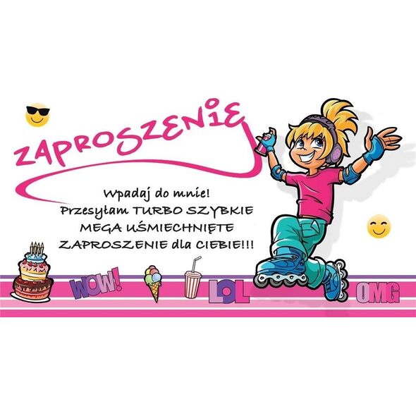 Stamp Zaproszenia Young nr 13 (opakowanie 10 szt)