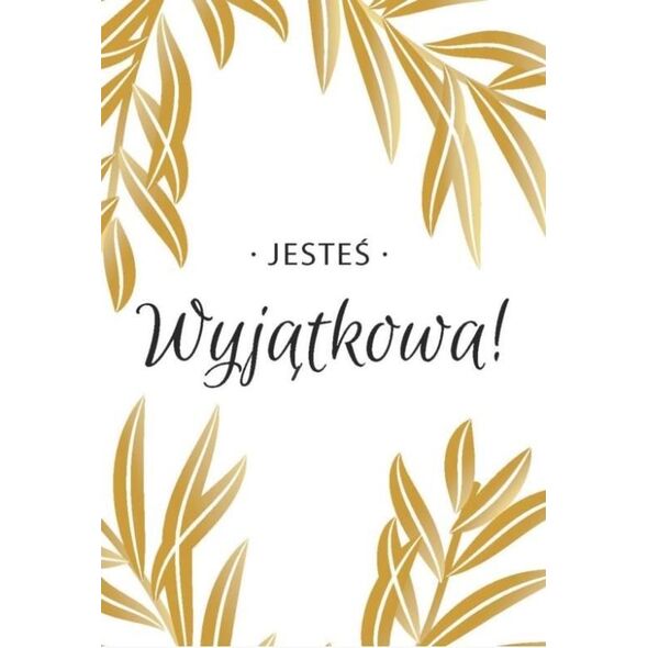 Szaron A Kartka składana - Jesteś wyjątkowa
