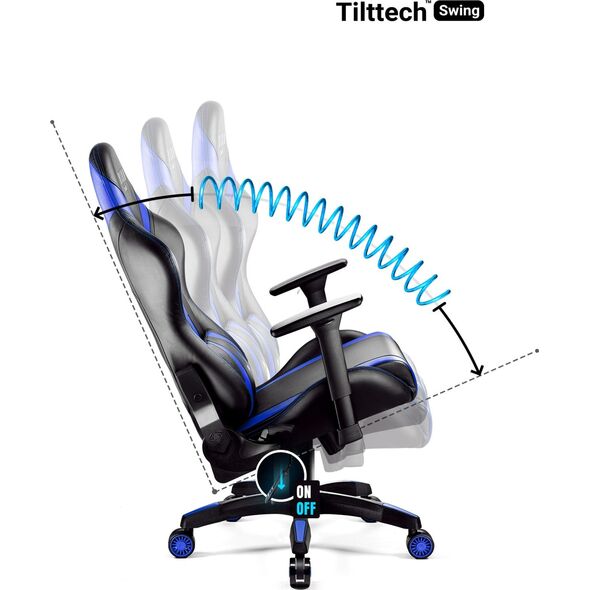 Fotel Diablo Chairs X-Horn L niebieski
