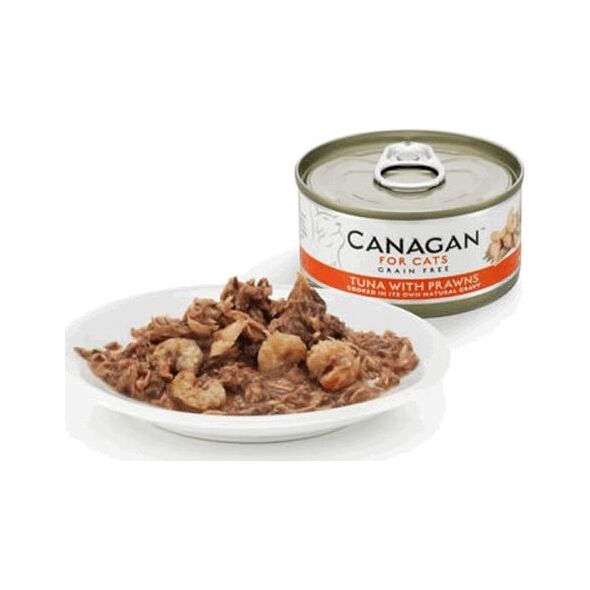 Canagan CANAGAN KOT pusz.75g TUNA WITH PRAWNS TUŃCZYK / KREWETKI /12