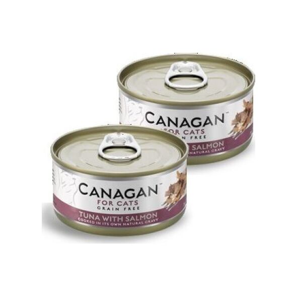 Canagan CANAGAN KOT pusz.75g TUNA WITH SALMON TUŃCZYK / ŁOSOŚ /12
