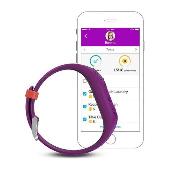 Smartband Garmin Vivofit Junior 2 Frozen Anna Fioletowy