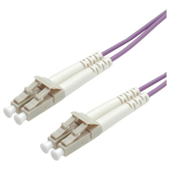 Roline ROLINE FO Cable 50/125µ. OM4. LC/LC. Violet. 0.5m