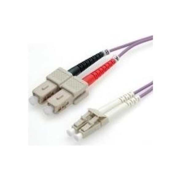 Value VALUE FO Cable 50/125µ. OM4. LC/SC. Violet. 1.0m