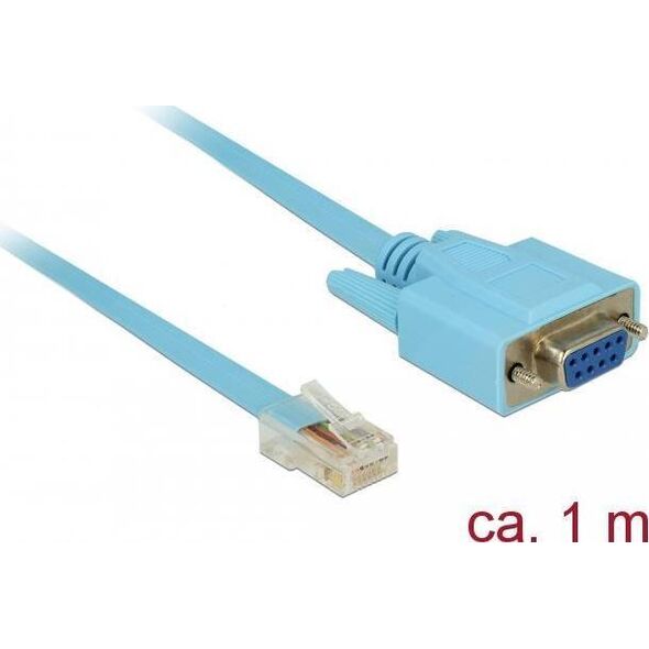 System przekazu sygnału AV Delock DELOCK Adapter RS-232 DB9 Bu > 1x Seri. RS-232 RJ45 St 1.0m
