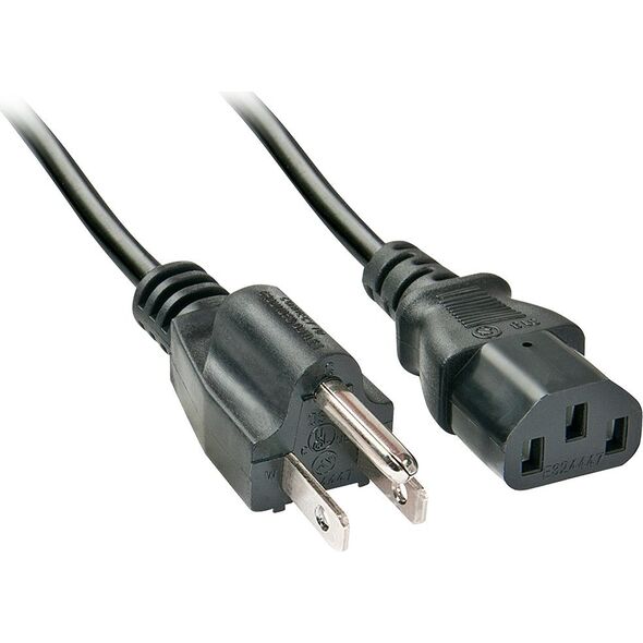 Kabel zasilający Lindy Lindy IEC-Netzkabel US-Netzstecker Kpl 18AWG USA 3 Pin 2m