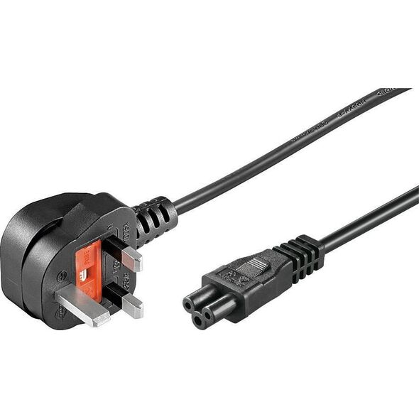 Kabel zasilający MicroConnect Power Cord UK - C5 1m Black