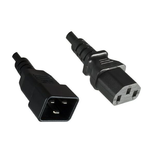 Kabel zasilający MicroConnect PowerCord C13-C20 0.5M Black