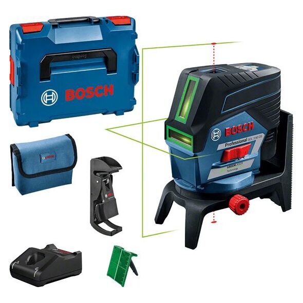 Bosch Laser krzyżowy GCL 2-50 CG zielony 20 m