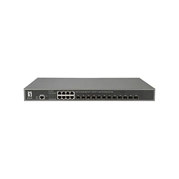 Switch LevelOne LevelOne Switch 8x GE GTL-2091 12xGSFP 19"