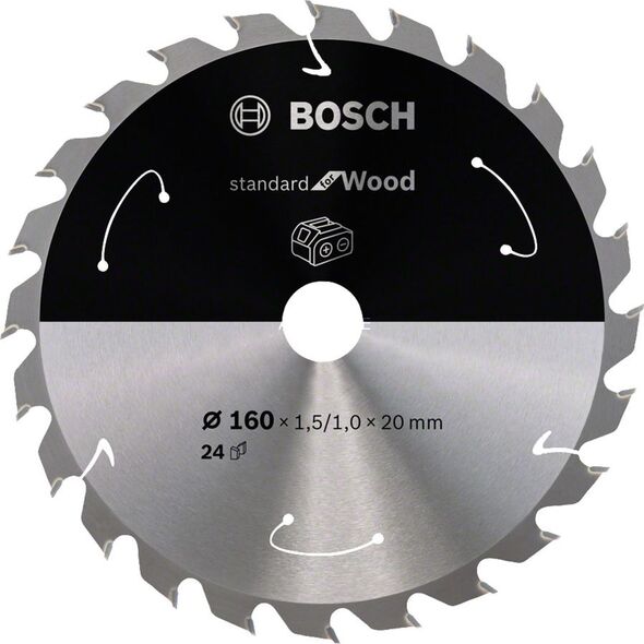 Bosch tarcza zębata Standard for Wood 160x20x24 (2608837676)