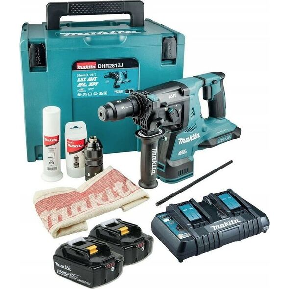 Młotowiertarka Makita DHR281PT2J 2 x 18 V