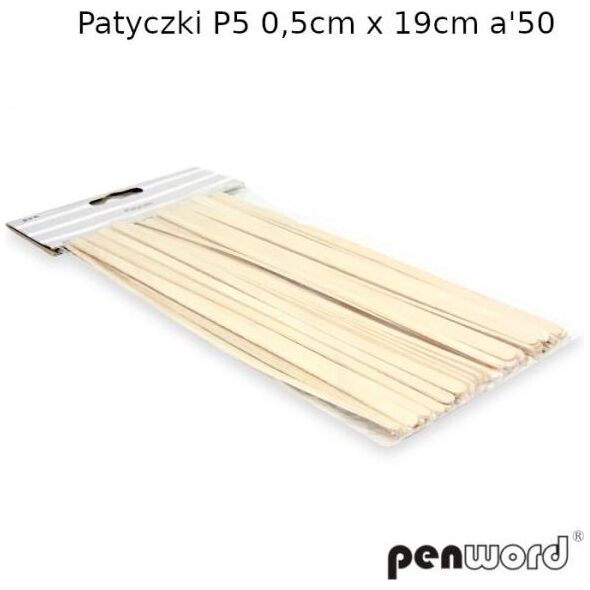 Polsirhurt Patyczki P5 0,5cmx19cm 50szt kolor drzewa p10