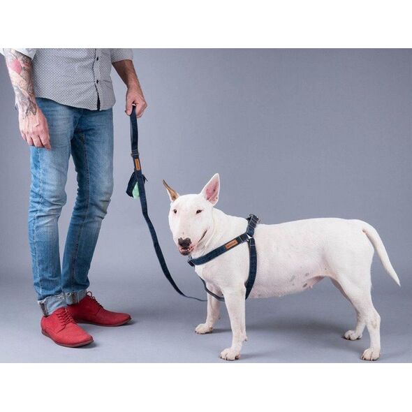 Amiplay Amiplay - szelki dla psa, Denim Collection, rozmiar L, 40-75 cm x 2 cm niebieski