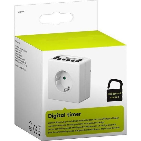 MicroConnect przeciwprzepięciowa 1 gniazdo biała (GRUTIMER3)