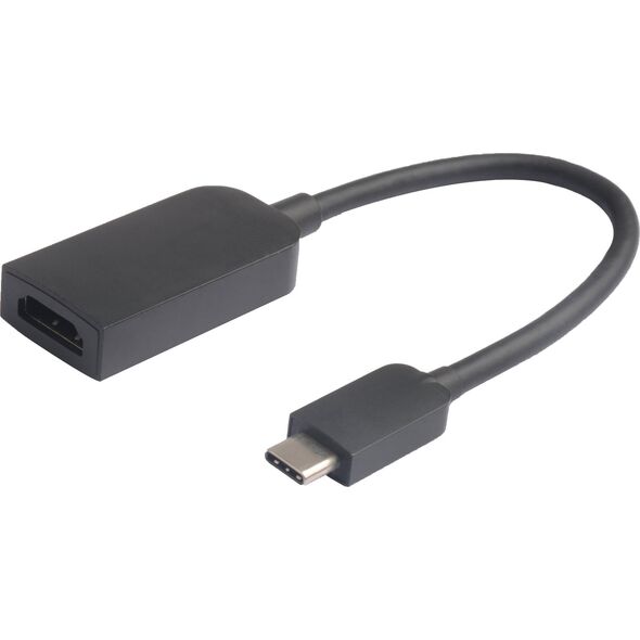 Adapter USB MicroConnect USB - C to HDMI Slim, Black