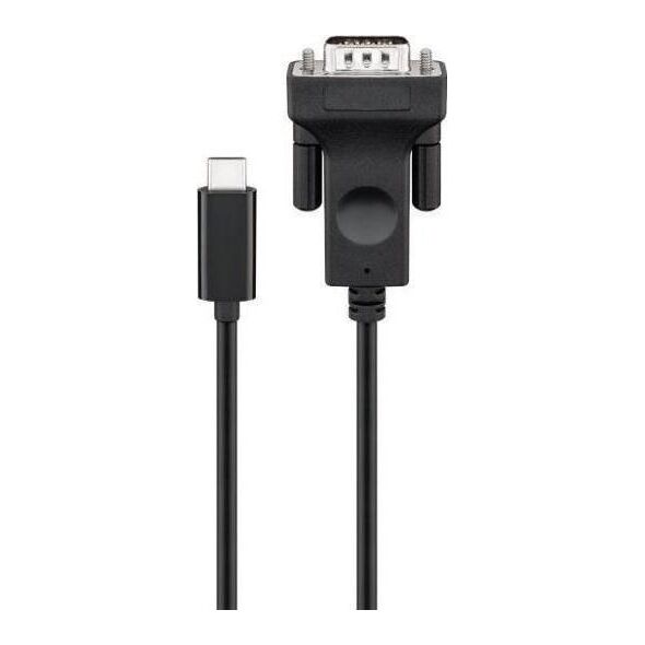 Kabel USB MicroConnect USB-C - D-Sub (VGA) 1.8 m Czarny (USB3.1CVGA1.8)