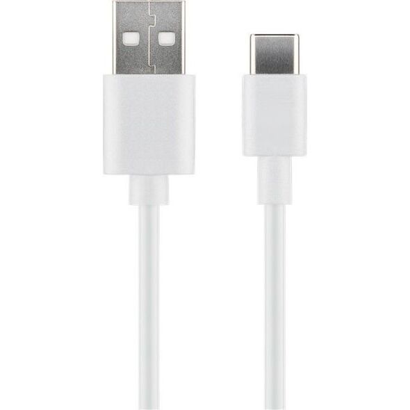 Kabel USB MicroConnect USB-A - USB-C 1 m Biały (USB3.1CCHAR1W)
