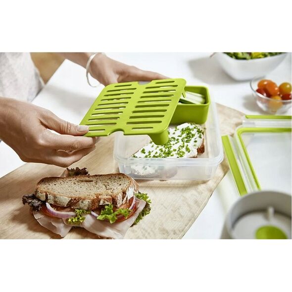 Emsa Emsa Clip&Go Brunchbox 518099 1,2l Transparent/Green