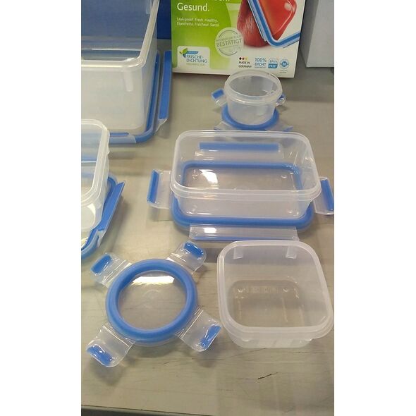 Emsa Emsa Food Clip&Close 508568 5 pcs. Set transparent/blue