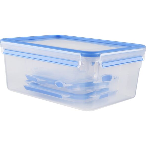 Emsa Emsa Food Clip&Close 508568 5 pcs. Set transparent/blue