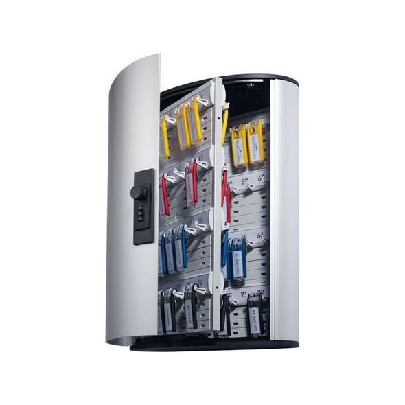 Durable DURABLE Schlüsselkasten KeyBoxCode72 Zahlenschloss silber