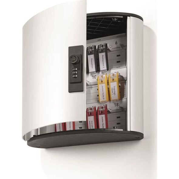 Durable DURABLE Schlüsselkasten KeyBoxCode18 Zahlenschloss silber