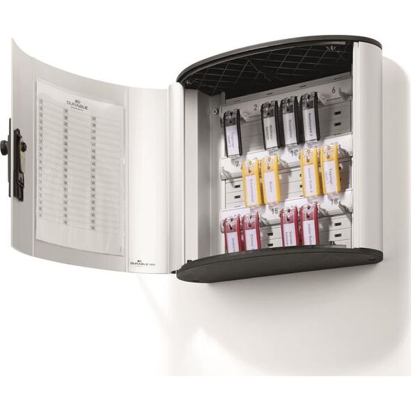 Durable DURABLE Schlüsselkasten KeyBoxCode18 Zahlenschloss silber