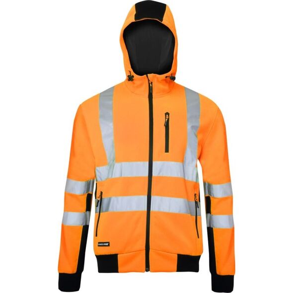 Lahti Pro bluza ostrzegawcza z kapturem pomarańczowo-czarna, "S" (L4012501)