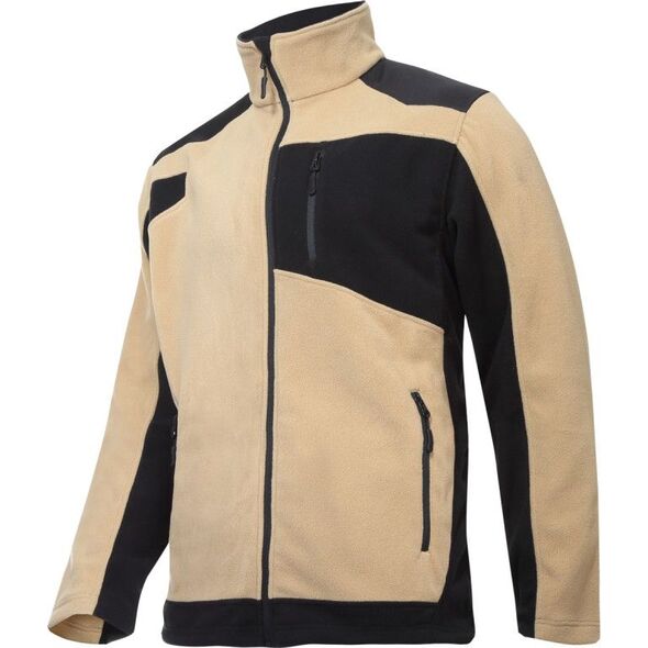 Lahti Pro bluza polarowa ze wzmocnieniami beżowo-czarna, "XL" (L4011904)