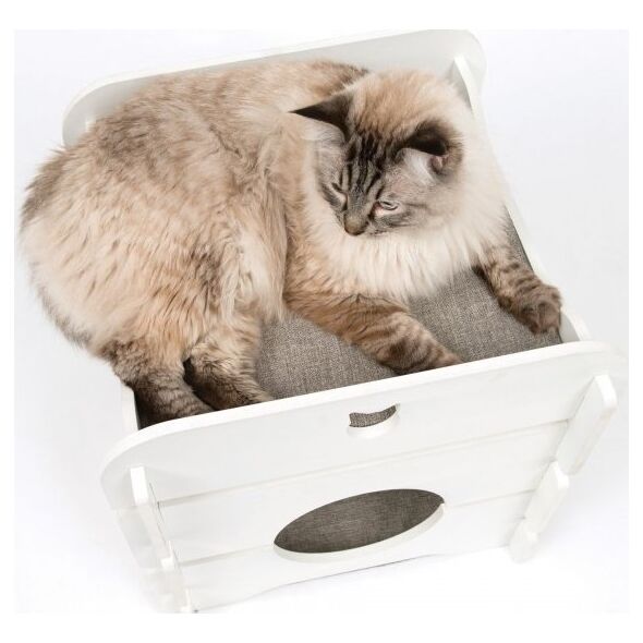 Domek dla kota Catit Vesper Cottage 50x50x49cm, Biały