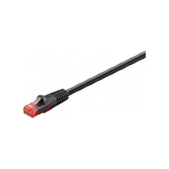 Goobay Kabel krosowy outdoor patchcord U/UTP kat.6 CU czarny 75m 55439