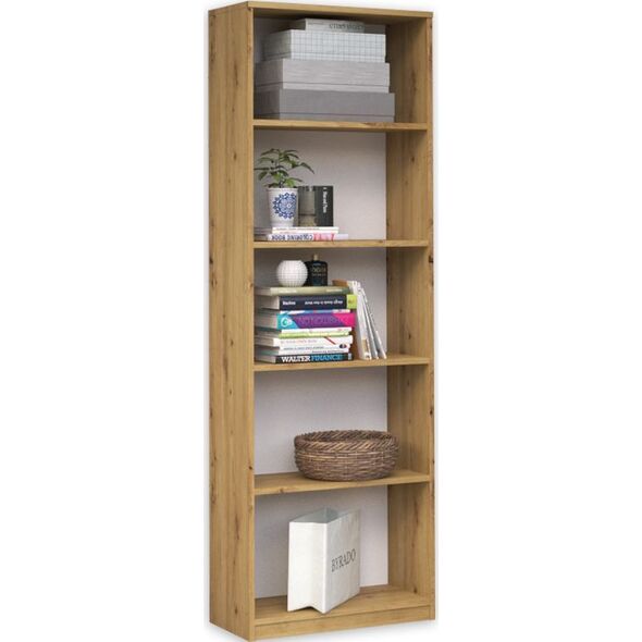 Topeshop REGAŁ 40CM PÓŁKA SZAFKA KSIĄŻKI SEGREGATORY DĄB ARTISAN