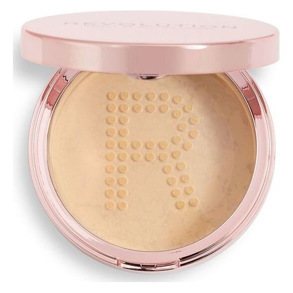 Makeup Revolution Conceal & Fix Setting Powder Puder sypki Medium Yellow 13g