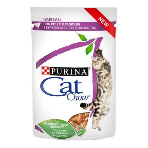 Purina Purina Cat Chow Hairball Kurczak saszetka 85g