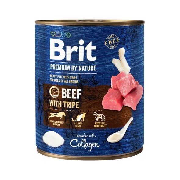 Brit Brit Premium By Nature Beef & Tripe puszka 800g