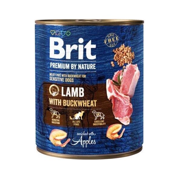 Brit Brit Premium By Nature Lamb & Buckwheat puszka 800g