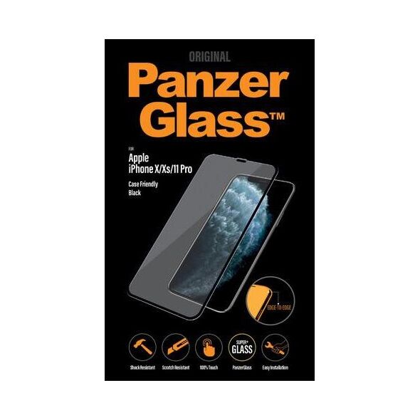 PanzerGlass Szkło hartowane do iPhone X / XS / 11 Pro Case Friendly (2664)