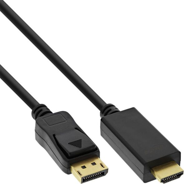 Kabel InLine DisplayPort - HDMI 0.3m czarny (17187I)