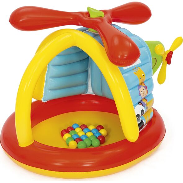 Bestway Duży Dmuchany Helikopter Z Piłkami 155cm x 102cm x 91cm