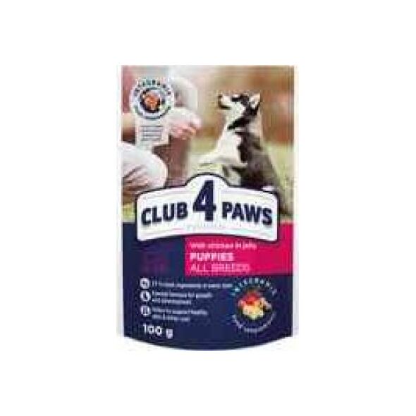 Club 4 Paws CLUB4Ł PIES 100g SASZ. EX SZCZENIĘTA