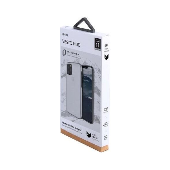 Uniq UNIQ etui Vesto Hue iPhone 11 Pro Max srebrny/silver