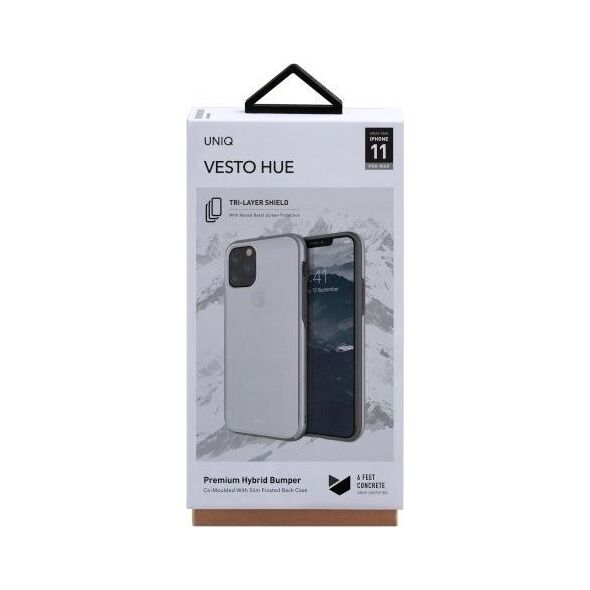 Uniq UNIQ etui Vesto Hue iPhone 11 Pro Max srebrny/silver