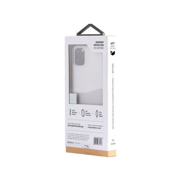 Uniq UNIQ etui Vesto Hue iPhone 11 Pro Max srebrny/silver